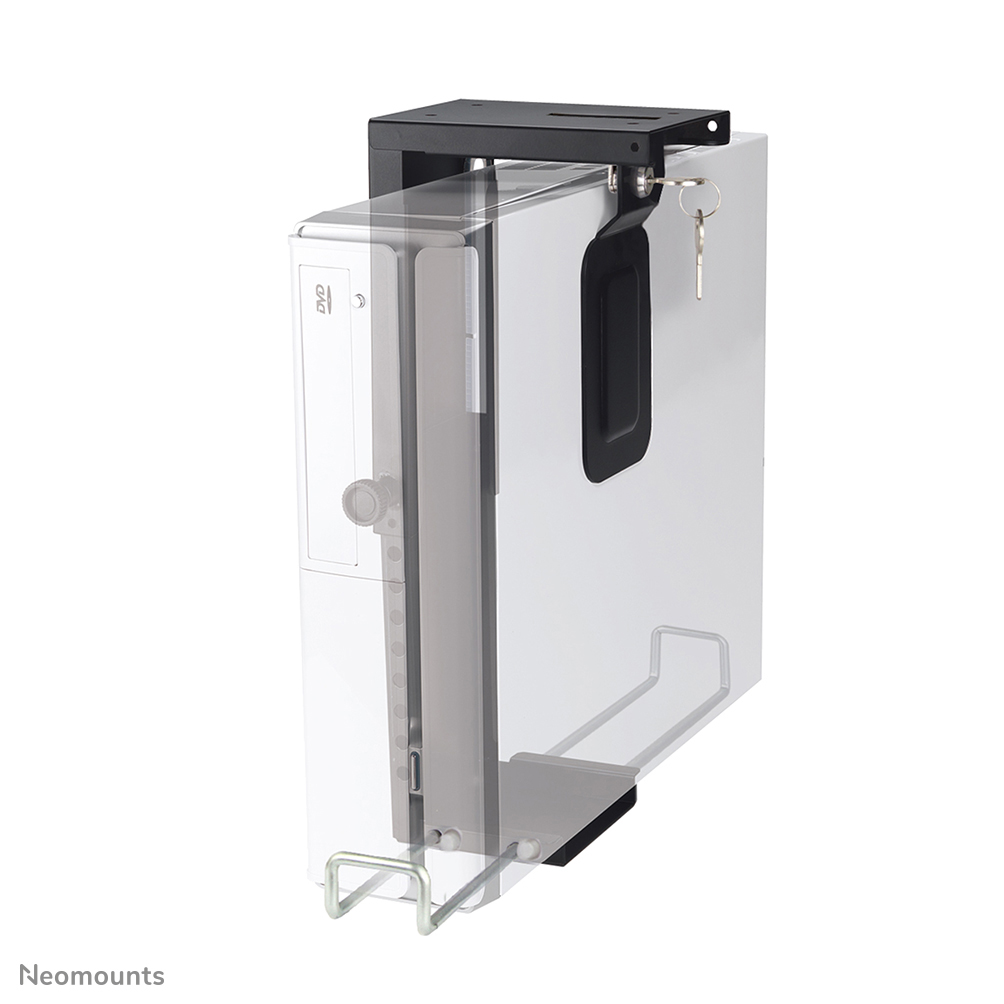 Neomounts CPU-D075BLACK/LK CPU holder - lockable - max 10 kg - universal